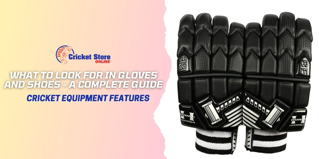 Cricket Equipment Features: What to Look for in Gloves and Shoes - A Complete Guide