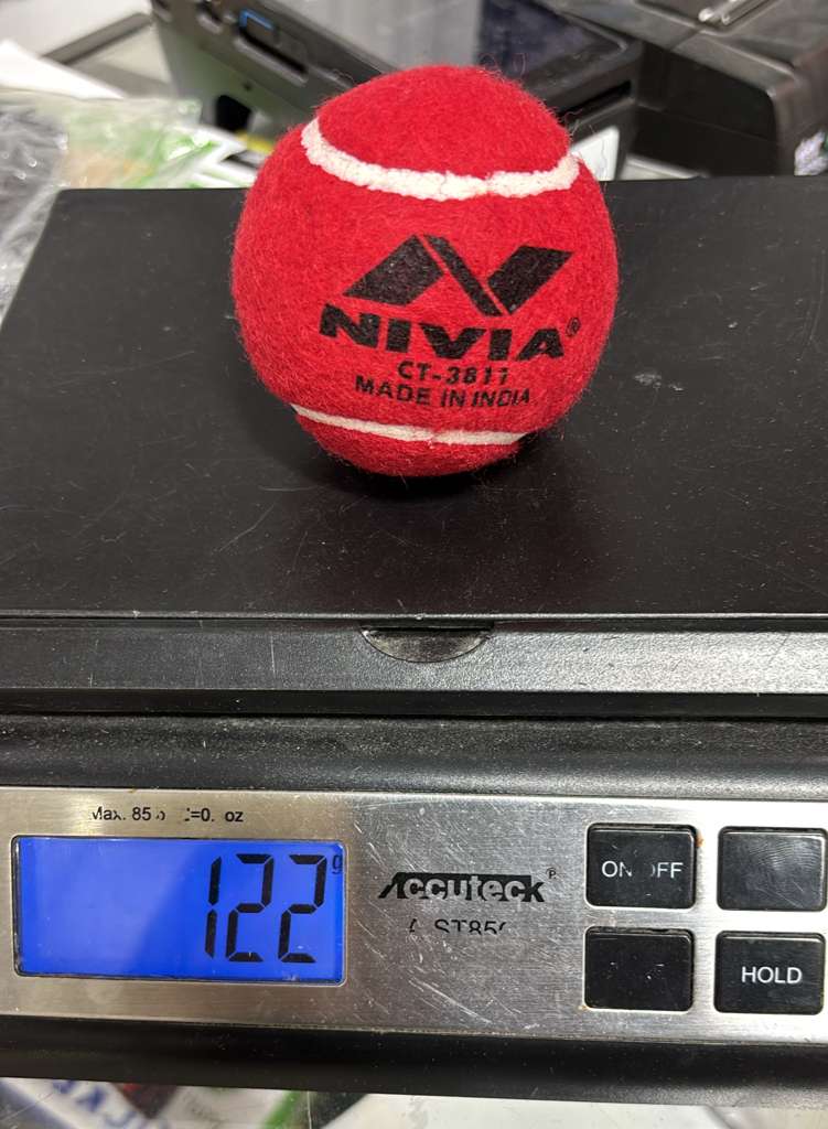 Nivia Tennis Balls (Red) - Senior Size Light Weight (Pack of 1)
