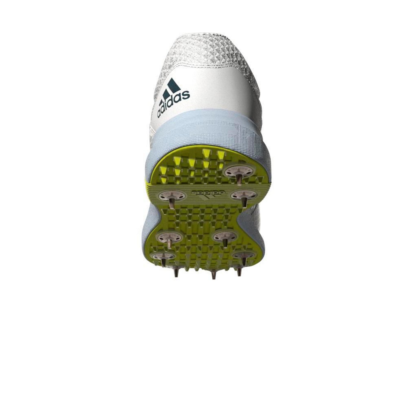 Adidas Adipower Vector MID White Yellow Cricket Shoes