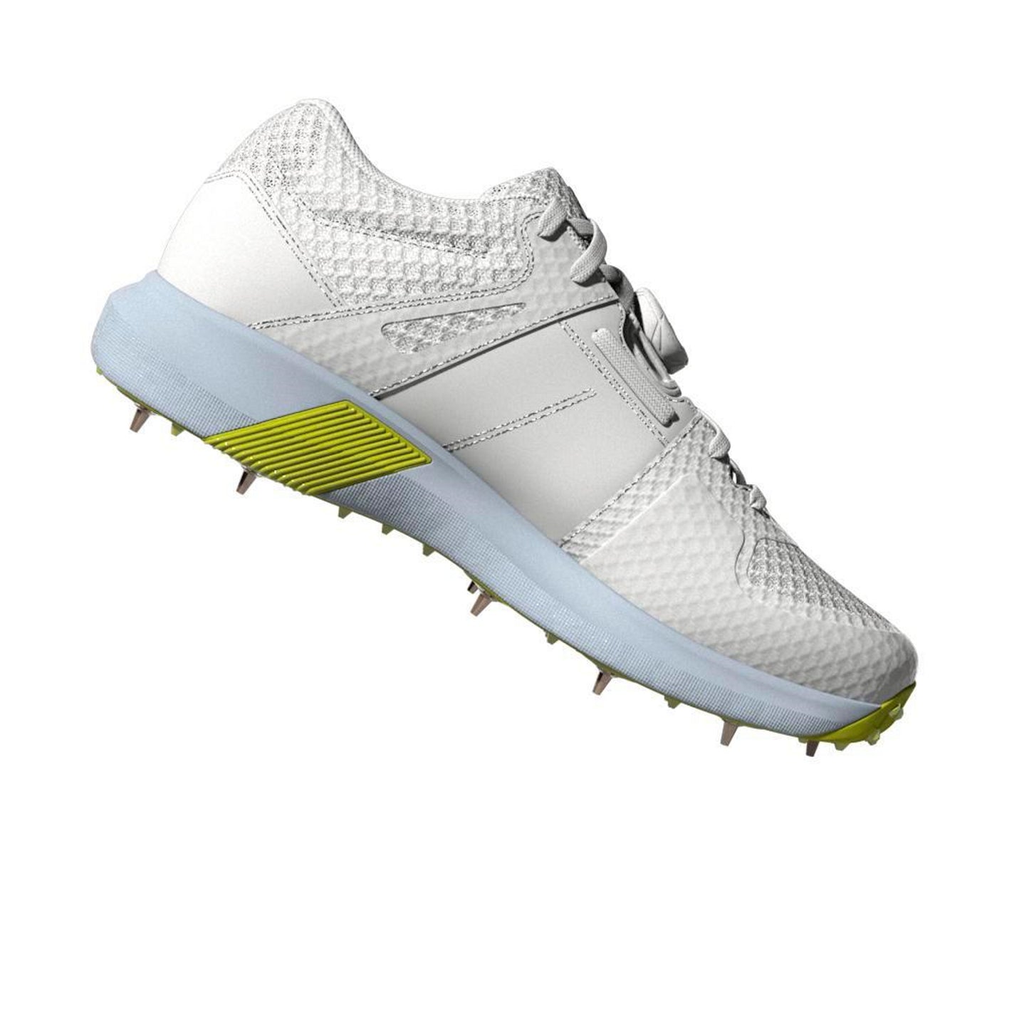 Adidas Adipower Vector MID White Yellow Cricket Shoes