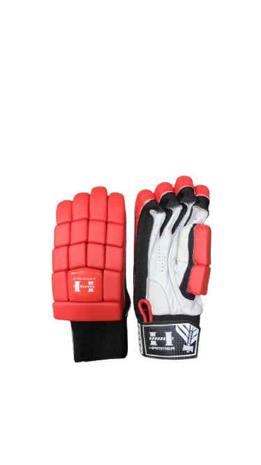 Hammer Junior Batting Gloves - Red