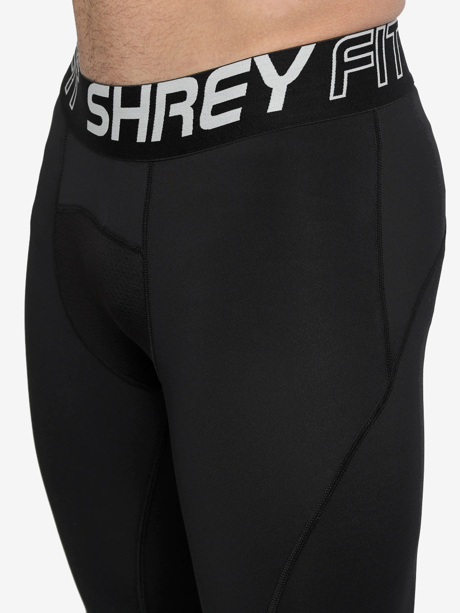 Shrey Intense Compression LONG Tights - Black
