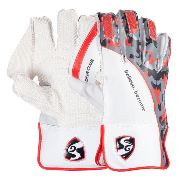 Sg Super Club Wicket Keeping Gloves Senior