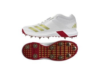 Adidas Adipower Vector MID Gold Met Cricket Shoes 2025 