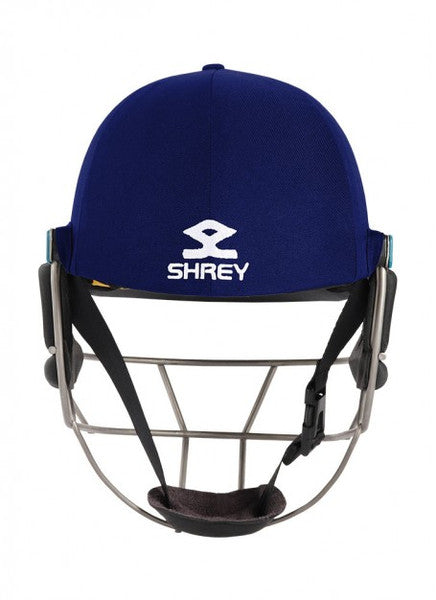 Shrey Master Class AIR 2.0 Cricket Helmet - Titanium - Royal Blue