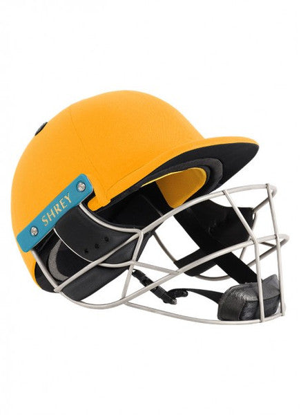 Shrey Master Class AIR 2.0 Cricket Helmet - STEEL -yellow