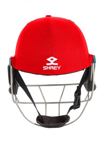Shrey Master Class AIR 2.0 Cricket Helmet - STEEL -Red