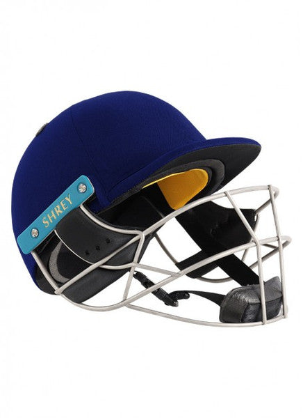Shrey Master Class AIR 2.0 Cricket Helmet - STEEL -Royal Blue