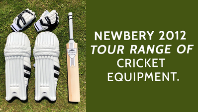Newbery 2012 Tour range of cricket equipment.