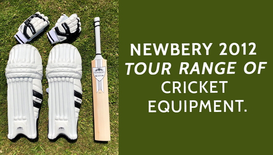 Newbery 2012 Tour range of cricket equipment.