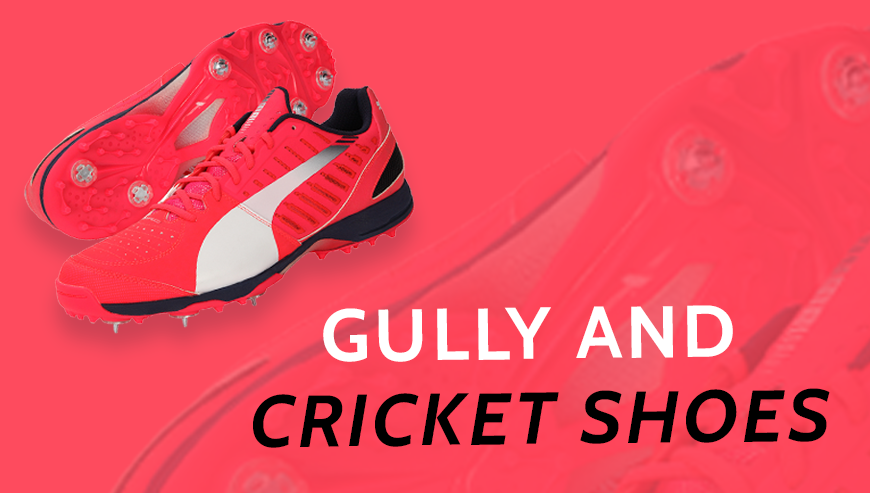 Gully and Cricket Shoes