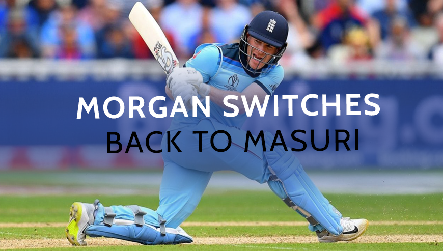 Morgan switches back to Masuri