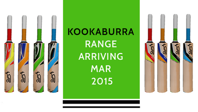 Kookaburra range arriving Mar 2015