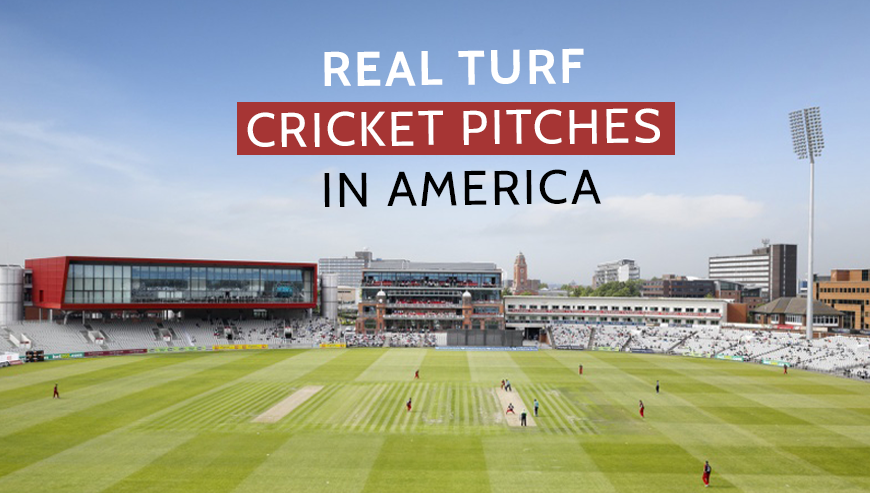 Real Turf Cricket Pitches in America