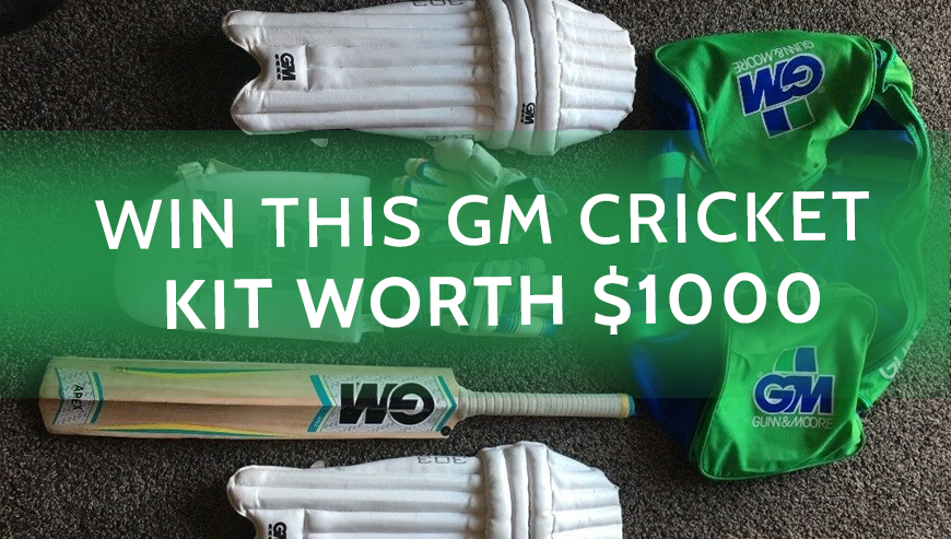 Win this GM cricket kit worth $1000