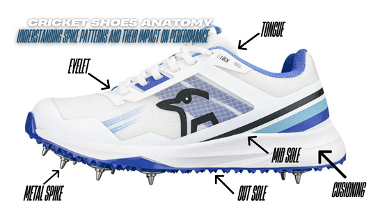 Cricket Shoes Anatomy: Understanding Spike Patterns and Their Impact on Performance