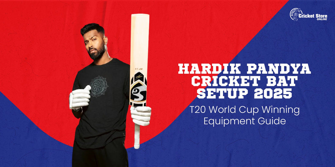 Hardik Pandya Cricket Bat Setup 2025: T20 World Cup Winning Equipment Guide