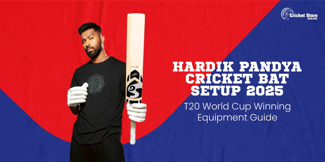Hardik Pandya Cricket Bat Setup 2025: T20 World Cup Winning Equipment Guide