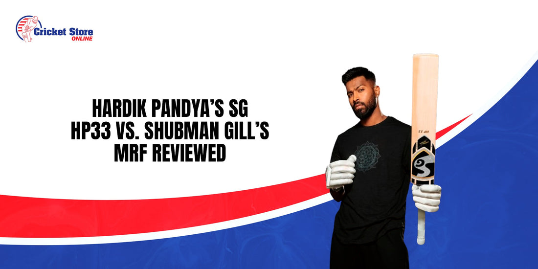 IPL 2025 Player Edition Bats: Hardik Pandya's SG HP33 vs. Shubman Gill's MRF Reviewed