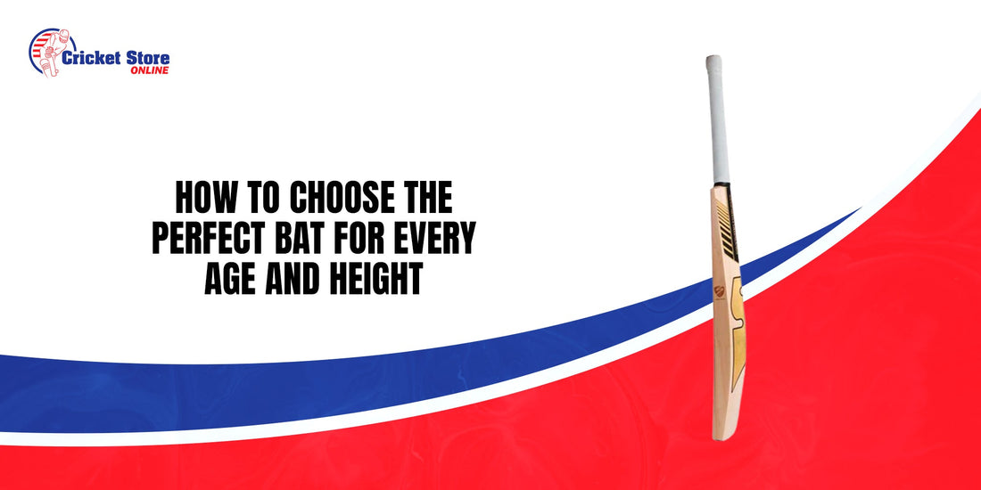 Cricket Bat Size Guide: How to Choose the Perfect Bat for Every Age and Height