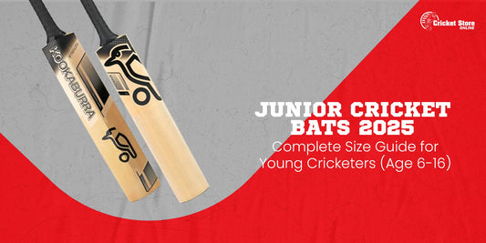 Junior Cricket Bats 2025: Complete Size Guide for Young Cricketers (Age 6-16)