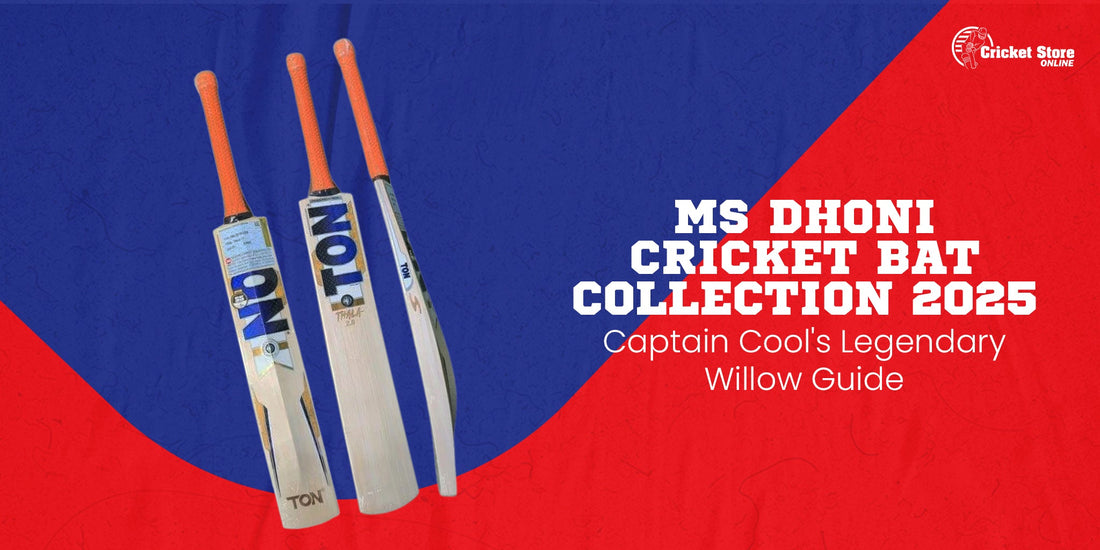 MS Dhoni Cricket Bat Collection 2025: Captain Cool's Legendary Willow Guide