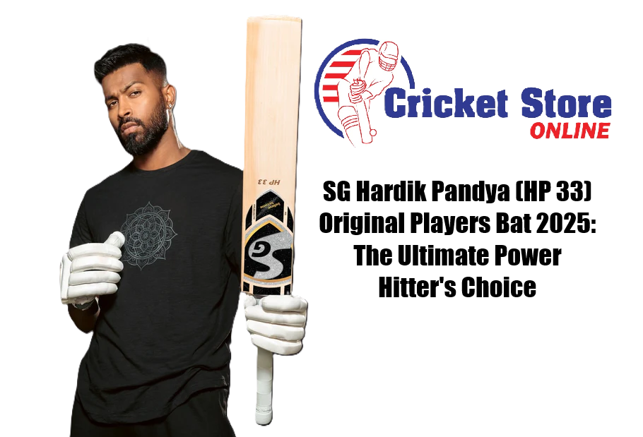 SG Hardik Pandya (HP 33) Original Players Bat 2025: The Ultimate Power Hitter's Choice