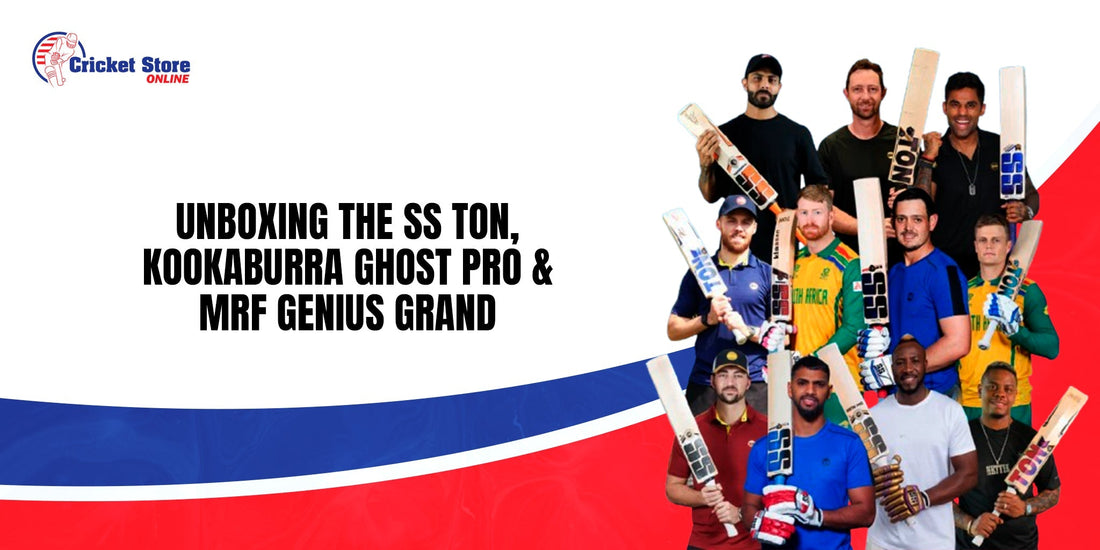 Best Cricket Bats of 2025: Unboxing the SS TON, Kookaburra Ghost Pro & MRF Genius Grand