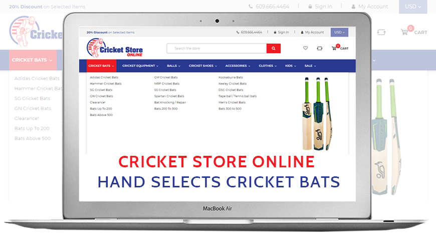 Hand Selected Cricket Bats By