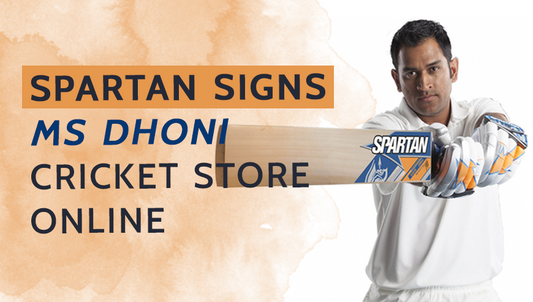 Spartan Signs MS Dhoni | Cricket Store Online