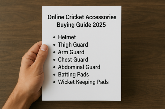 Online Cricket Accessories Buying Guide 2025: Find the Best Gear for Your Game