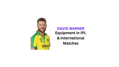 David Warner's Cricket Bat And Equipment For International And IPL Cricket