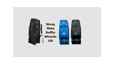 Shrey Meta Duffle Wheelie 120: Effortless Cricket Gear Transportation (By Cricket Store Online: Gear Up & Roll!)