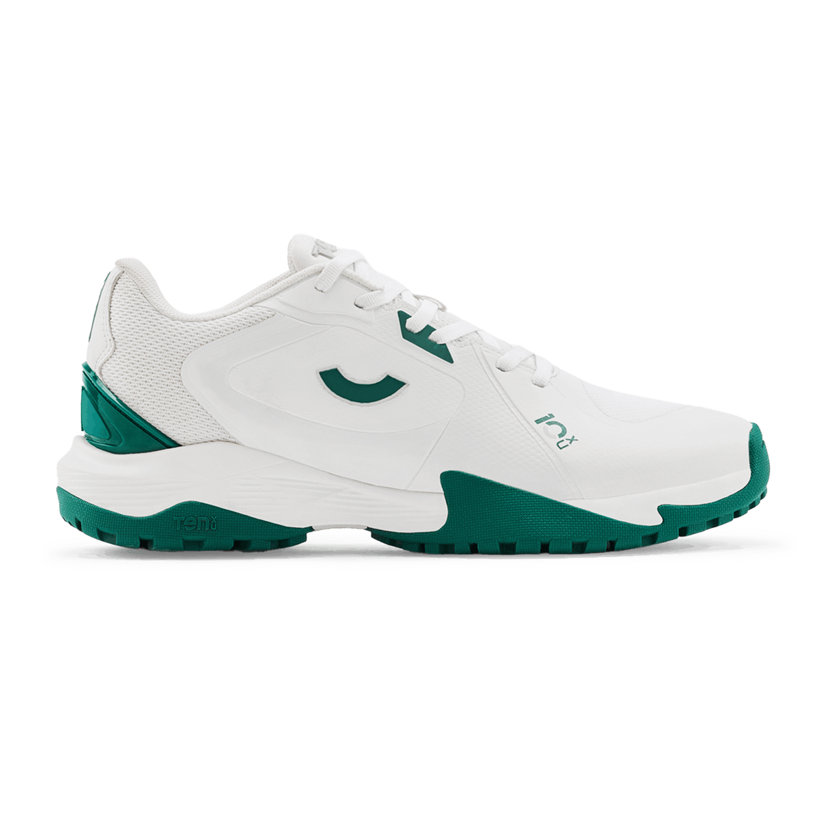 TenXU All Rounder Rubber Cricket Shoes - 2026 (White/Green)