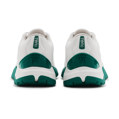TenXU All Rounder Rubber Cricket Shoes - 2026 (White/Green)