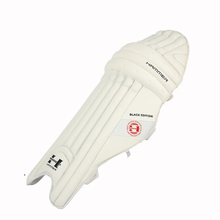 Hammer Black Edition Batting Pad - White