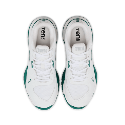 TenXU All Rounder Rubber Cricket Shoes - 2026 (White/Green)