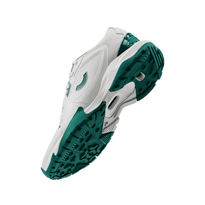 TenXU All Rounder Rubber Cricket Shoes - 2026 (White/Green)
