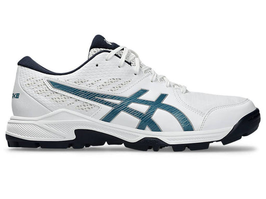 Asics Gel-Peake 2 (White & Atlantis Blue) Cricket Shoes