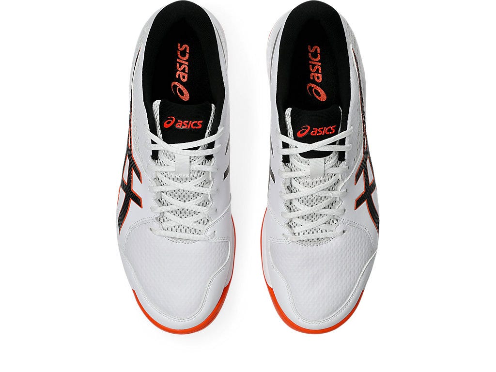 Asics Gel-Peake 2 (White & Black) Cricket Shoes