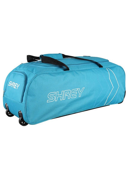 Shrey Kare Wheelie Bag -Cerulean & Grey