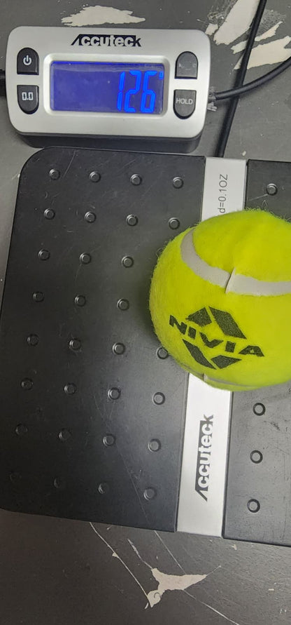 Nivia Tennis Balls (Yellow) - Senior Size - Light Weight (Pack of 1)