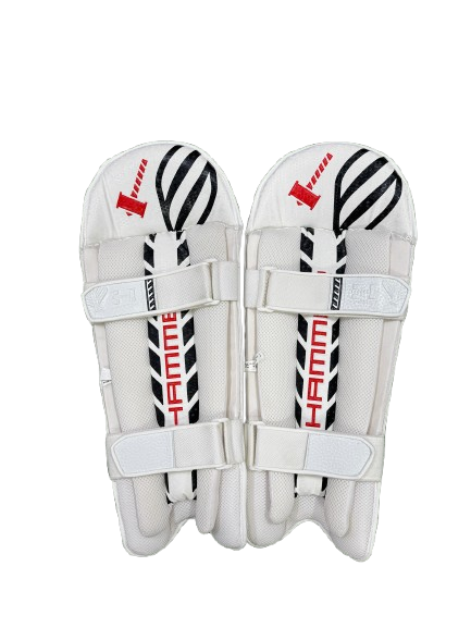 Hammer Black Edition Wicket keeping pads 2025 (WHITE)