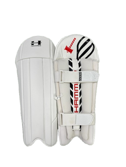 Hammer Black Edition Wicket keeping pads 2025 (WHITE)