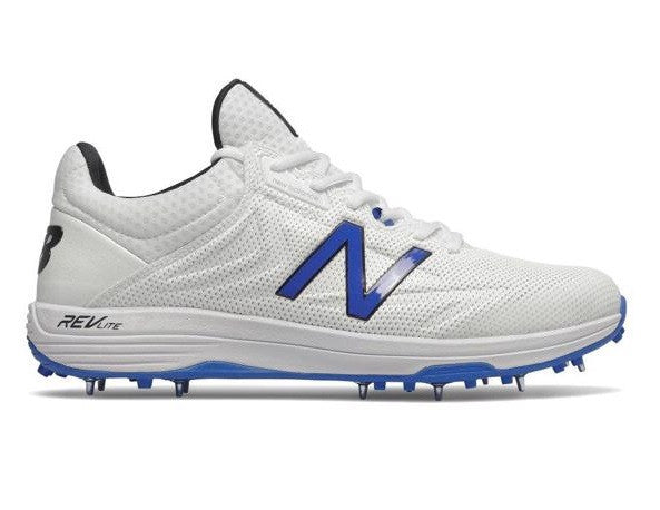 New Balance CK 10 BL4 Cricket Shoes (White/Blue)