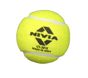 Nivia Heavy Tennis Ball - Yellow - Senior Size - Heavy (Pack of 1)