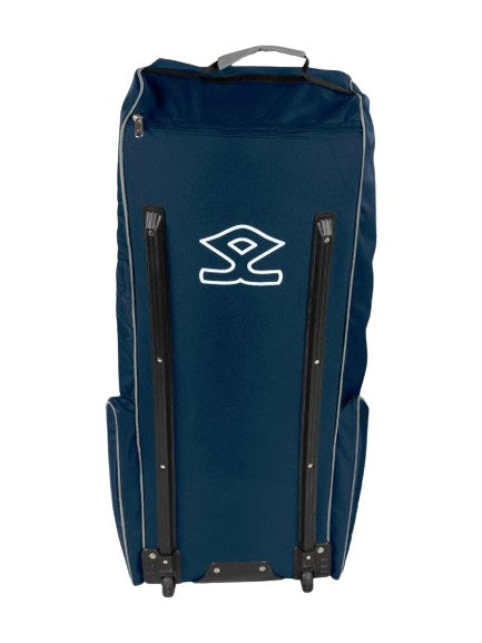 Shrey PRO Wheelie Cricket Kit Bag- Navy & Grey