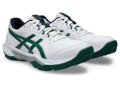 Asics Gel-Peake 3 (White/ Jasper Green) Cricket Shoes