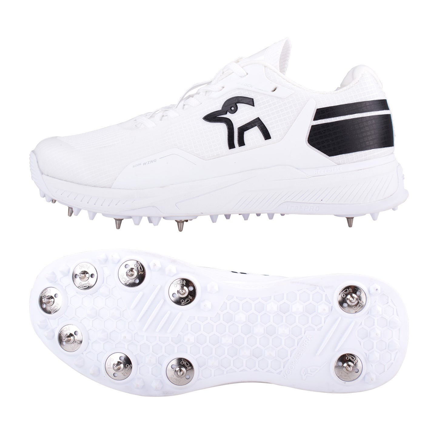 Kookaburra KC Players Spike Shoes - White/Black 2024