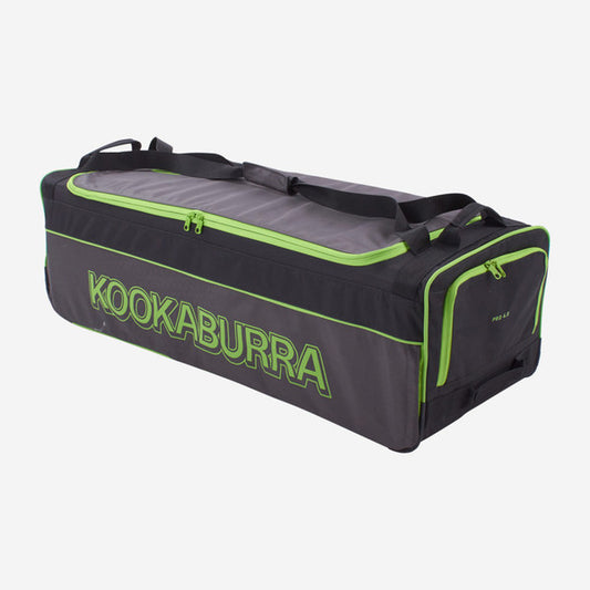 Kookaburra 4.0 Wheelie Bag - Black/Lime 2021